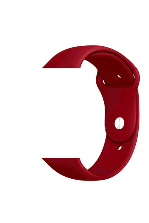 Apple Watch 42Mm Uyumlu Klasik Kordon (Chinese Red)