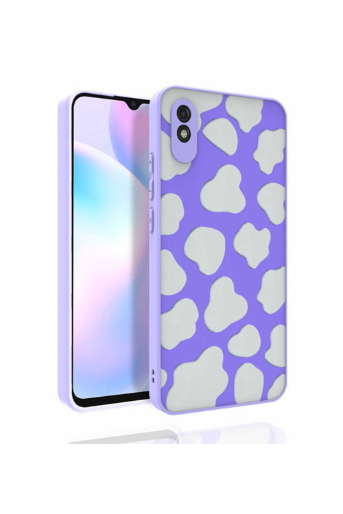 Xiaomi Redmi 9A Kılıf Desenli Kamera Korumalı Parlak Nora Kapak