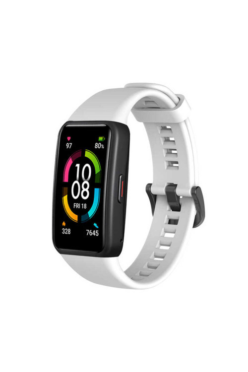 Huawei Band 6 Uyumlu Krd-47 Uyumlu Kordon-Beyaz