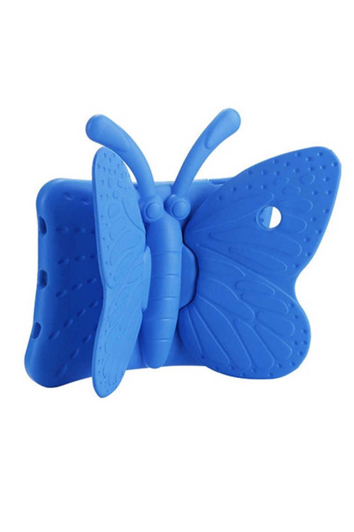 İpad Mini 1. Nesil Uyumlu Karagöz Butterfly Standlı Tablet Kılıf-Mavi