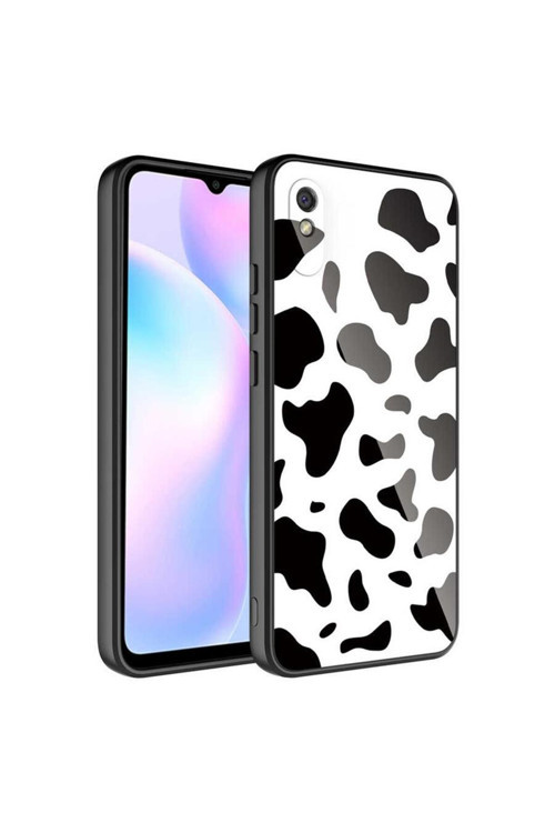 Xiaomi Redmi 9A Kılıf Kamera Korumalı Desenli Sert Silikon Epoksi Kapak