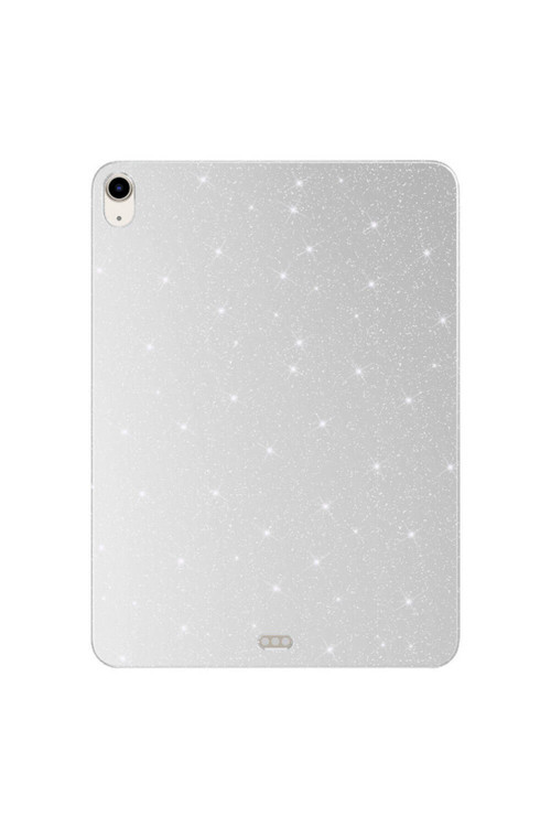 İpad Air 11 2025 M3 Simli Parlak Görünümlü Myst Tablet Koton Kılıf - Gümüş