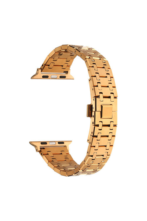 Watch 38Mm Uyumlu Krd-83 Metal Fzd Kordon-Rose Gold