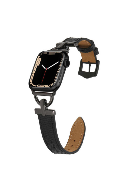 Watch 42Mm Uyumlu Krd-53 Deri Kordon-Siyah