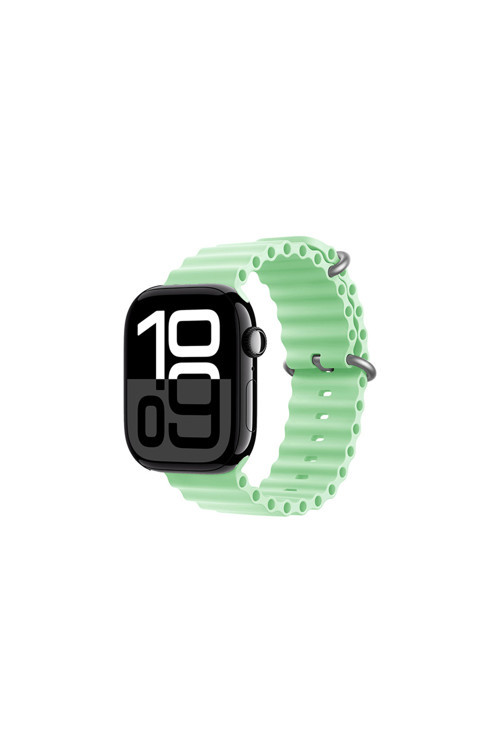 Watch 10 42Mm Uyumlu F10T Krd-75 Silikon Kordon-Açık Yeşil