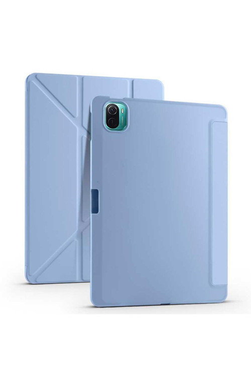 Xiaomi Mi Pad 5 Kılıf Tri Folding Kalem Bölmeli Standlı Kılıf