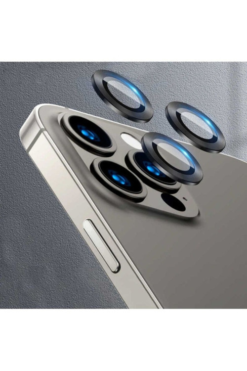 Apple İphone 13 Pro Uyumlu Cl-02 Kamera Lens Koruyucu, Füme
