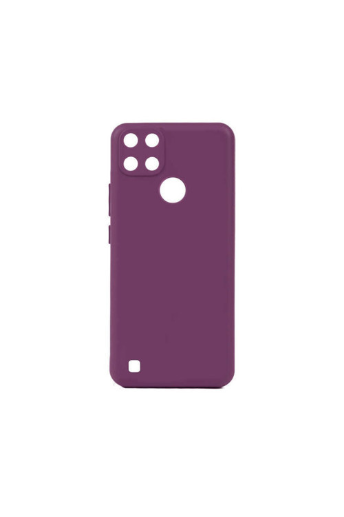 Realme C21Y Kılıf Biye Silikon - Mor