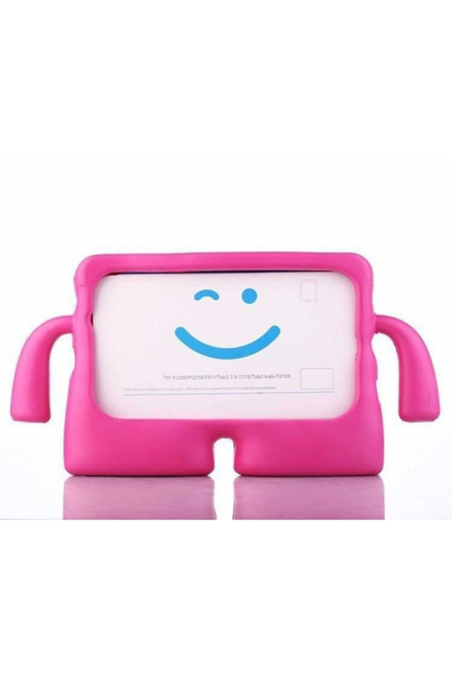 Galaxy Tab A 8.0 (2019) T290 Ibuy Standlı Tablet Kılıf - Koyu Pembe