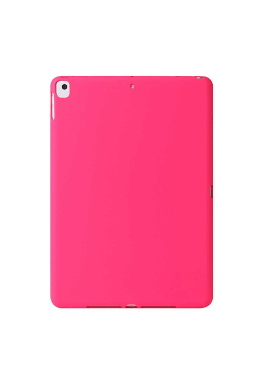 Apple Ipad 10.2 (8.Nesil) Uyumlu Kılıf Sky Tablet Silikon (Pembe Koyu)