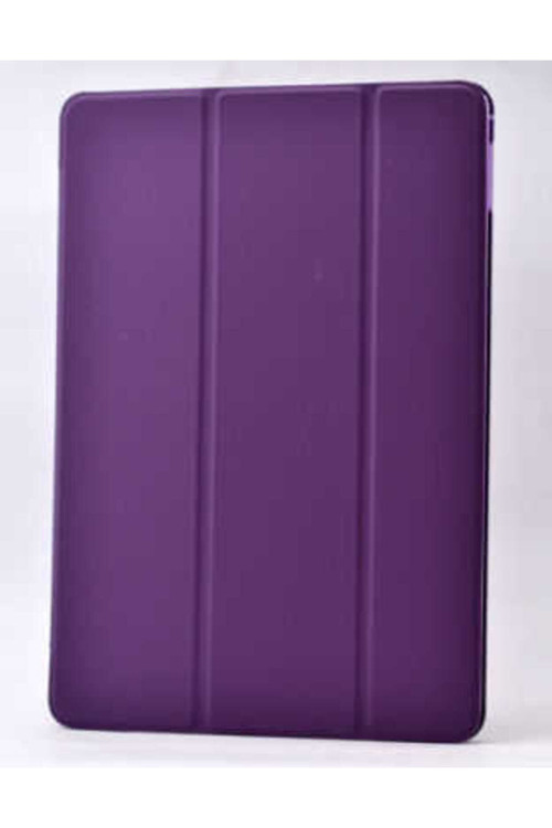 Galaxy Tab A T550 9.7 Uyumlu Smart Cover Standlı 1-1 Kılıf-Mor
