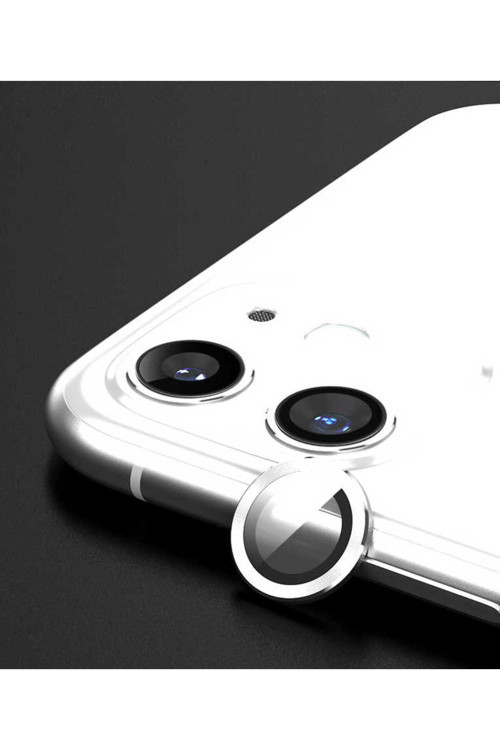 Aksesuaravcısı İphone 12 Uyumlu Akav Cl-01 Kamera Koruyucu-Beyaz