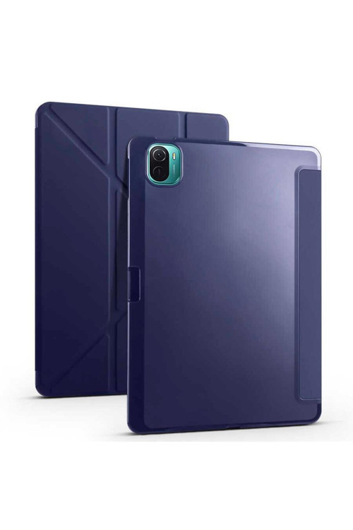 Xiaomi Mi Pad 5 Kılıf Tri Folding Kalem Bölmeli Standlı Kılıf