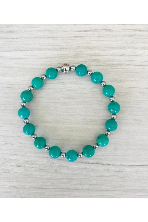 GERÇEK TURKUAZ TAŞI BİLEKLİK MKT45005