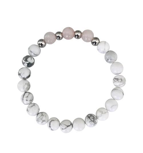 GERÇEK HAVLİT - GERÇEK PEMBE KUVARS BİLEKLİK MKT46003