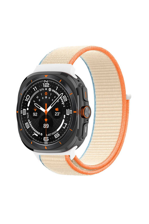 Galaxy Watch Ultra 47Mm Krd-03 Hasır Kordon-Krem