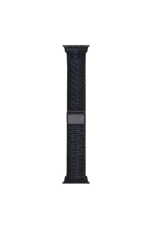 Watch 44Mm Uyumlu Krd-91 Hasır Kordon Strap Kayış Mkc Siyah