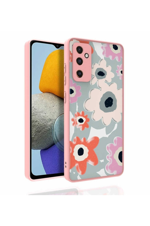 Galaxy M23 Kılıf Desenli Kamera Korumalı Parlak Nora Kapak