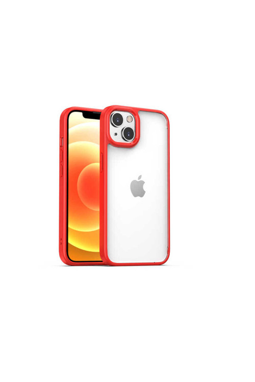 İphone 13 Uyumlu Brt Hom Silikon-Kırmızı