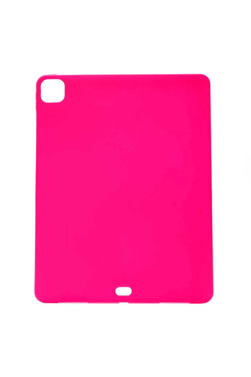 İpad Pro 12.9 2020 (4.Nesil) - Uyumlu Sky Tablet Silikon-Pembe Koyu