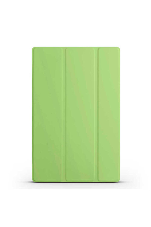 Galaxy Tab A8 10.5 Sm-X200 (2021) Uyumlu Smart Cover Standlı 1-1 Kılıf-Yeşil