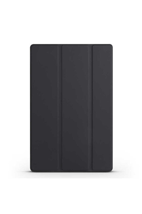 Huawei Honor Pad 8 Uyumlu Smart Cover Standlı 1-1 Kılıf (Siyah)
