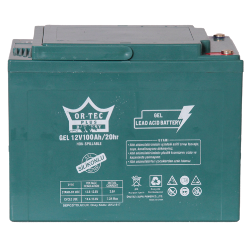 12V 100A ELEKTRİKLİ JEL AKÜ