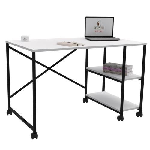 ofis masası miyako 075*150*60 byzsyh tekerlekli bilgisayar çalışma büro