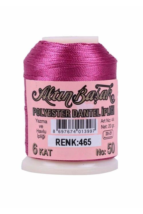 Polyester Oya Ve Dantel Ipliği 20 Gr No:50 6 Kat 465