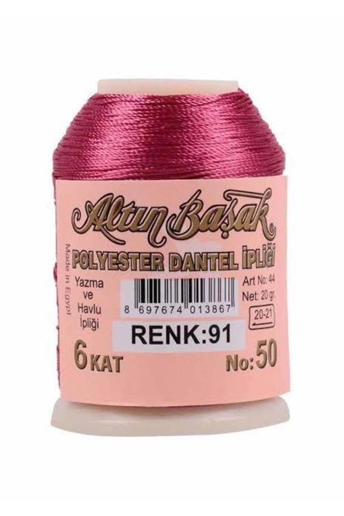 Polyester Dantel Ipliği 6 Kat 20 Gr Renk 91
