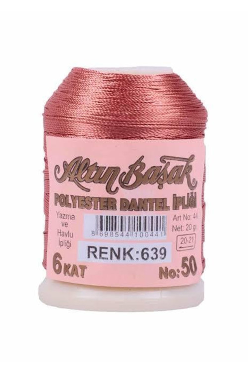 Polyester Dantel Ipliği 6 Kat 20 Gr Renk 639