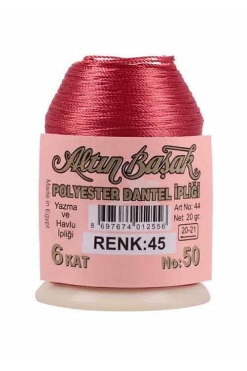 Polyester Dantel Ipliği 6 Kat 20 Gr Renk 45