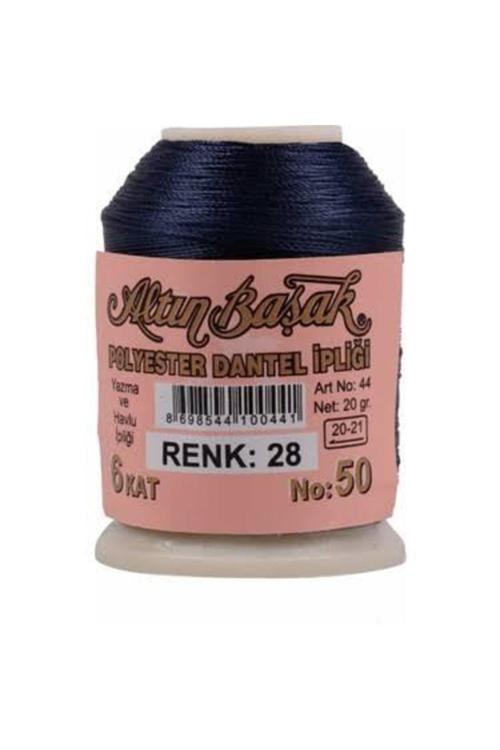 Polyester Dantel Ipliği 6 Kat 20 Gr Renk 28