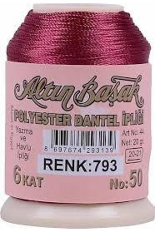 Polyester Dantel Ipliği 6 Kat 20 Gr Renk 793