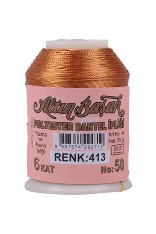 Polyester Dantel Ipliği 6 Kat 20 Gr Renk 413