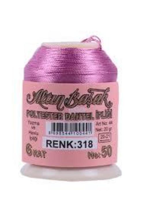 Polyester Dantel Ipliği 6 Kat 20 Gr Renk 318
