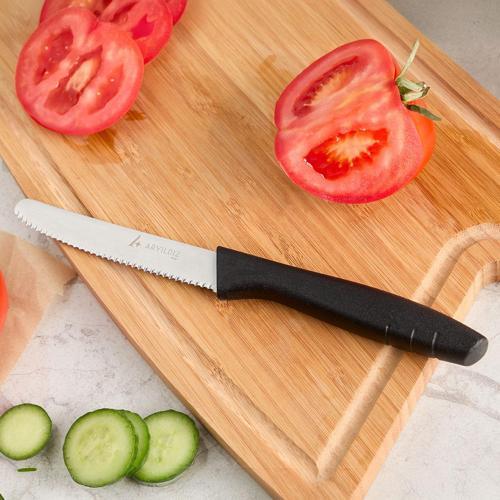 Primo Domates Bıçağı Siyah 10 cm