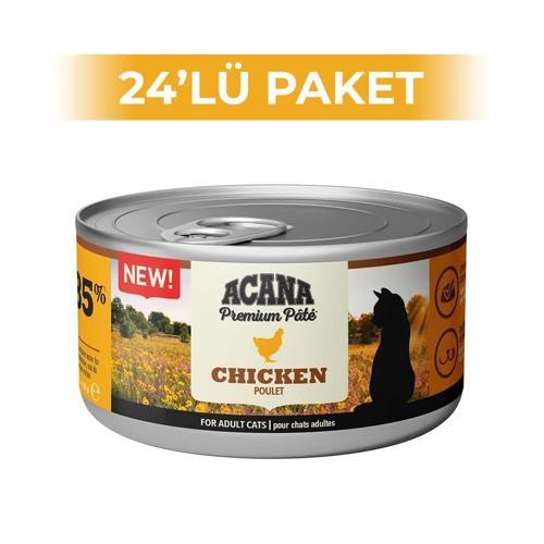 Premium Pate Tavuklu Ezme Yetişkin Kedi Konservesi 85 gr 24 Adet