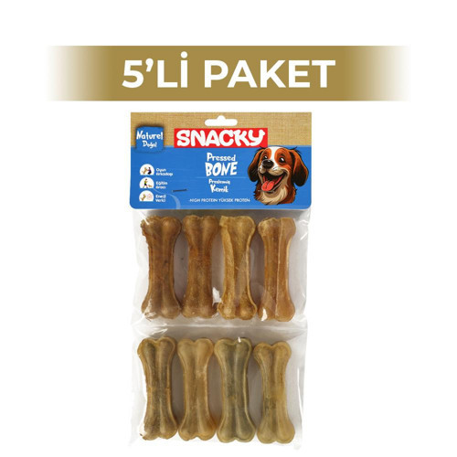 Natural Köpek Çiğneme Kemiği 7,5 cm 8'li 5 Paket