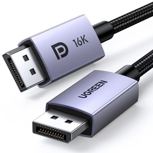 16K DisplayPort Kablo 2.1 DP2.0 40Gbps 8K@240Hz, 1m, 15383