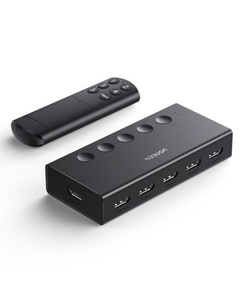 4K/60Hz HDMI 2.0 Switch 5-in-1, 5xHDMI In, 1xHDMI Out, 25857