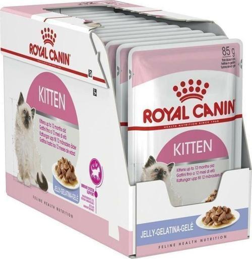 Kitten Instinctive İn Jelly Yavru Kedi Jel Konservesi 85Gr 12'Li Paket