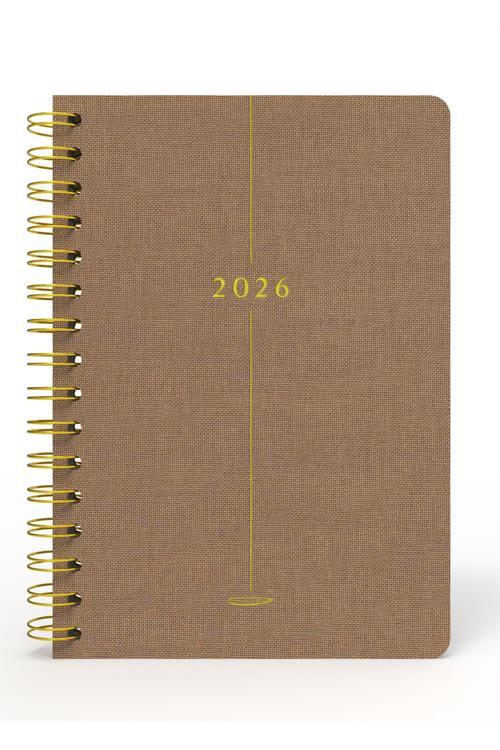 2026 Bej Ajanda (Bez Ciltli) - Ceyda Düvenci