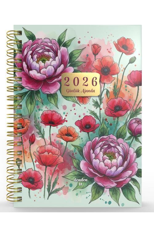 Spiralli 2026 Ajanda Flowers 8