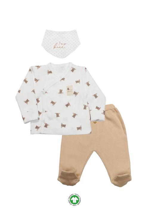 I Am So Bear 3'lü Takım 13103 Bej-ekru