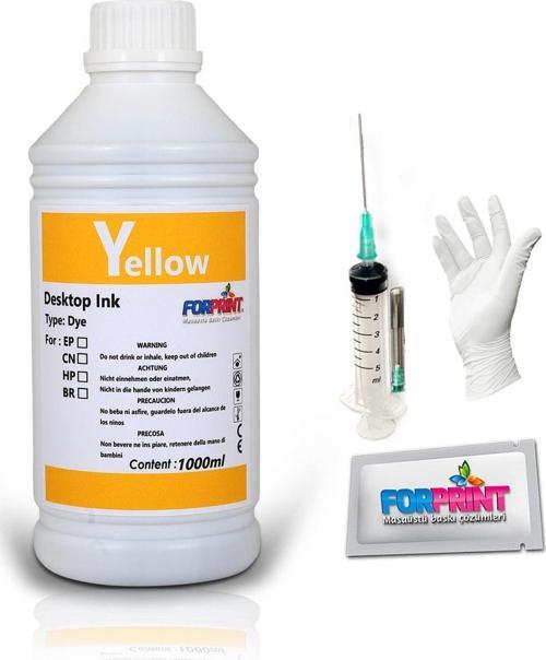 Epson 664 Uyumlu Mürekkep Sarı L386 L230, L1300, L565