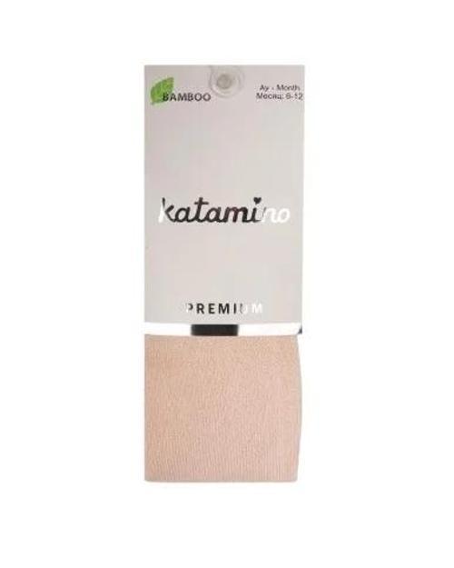 Bebek Bambu Külotlu Çorap Pudra