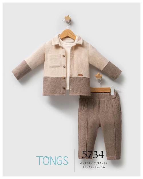 Baby Customary 3'lü Takım 5734 Kahverengi