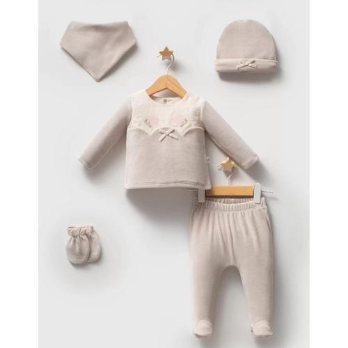 Baby Etamine 5'li Hastane Çıkışı 5684 Gri