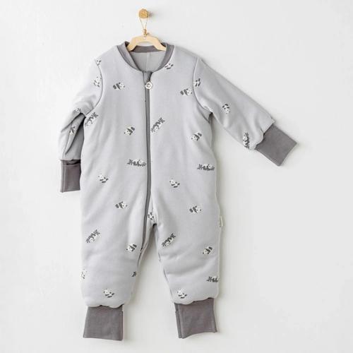 Andywawa Ac26035 Fiber Keep Smiling Uyku Tulumu 2,5 Tog Grey